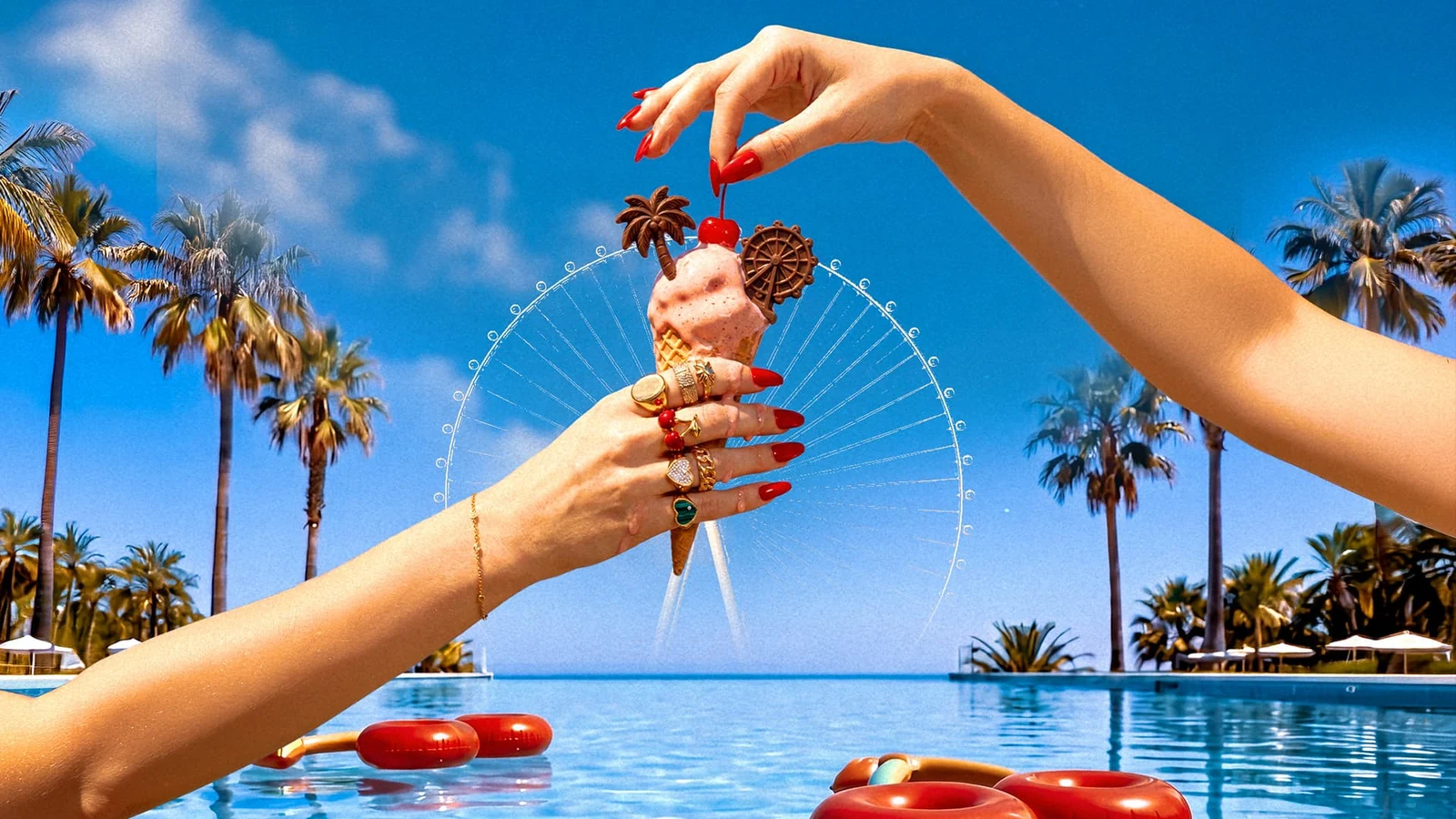 Official promotional photograph for Cherry on Sundays