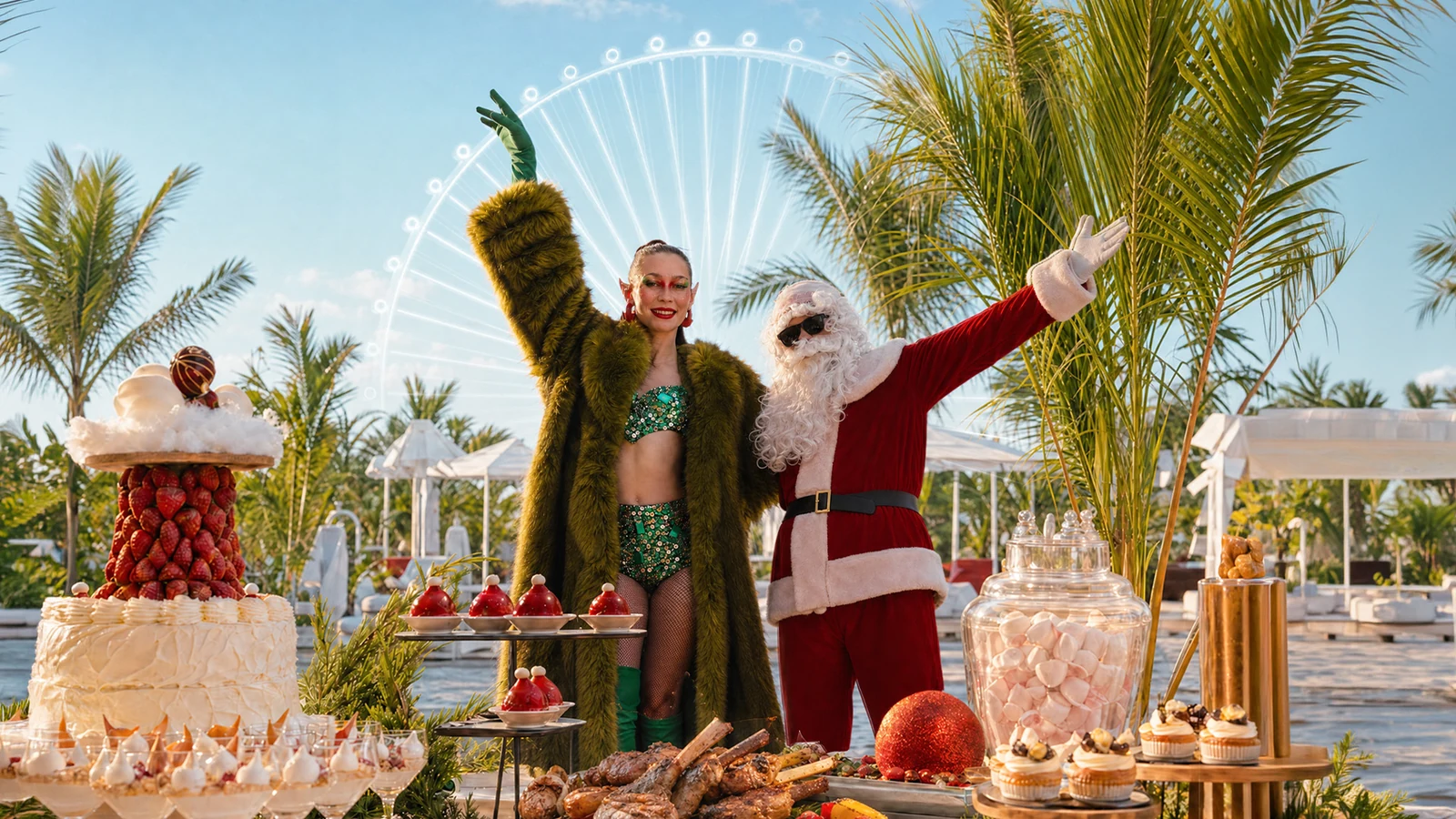 Official promotional photograph for Christmas Day Brunch