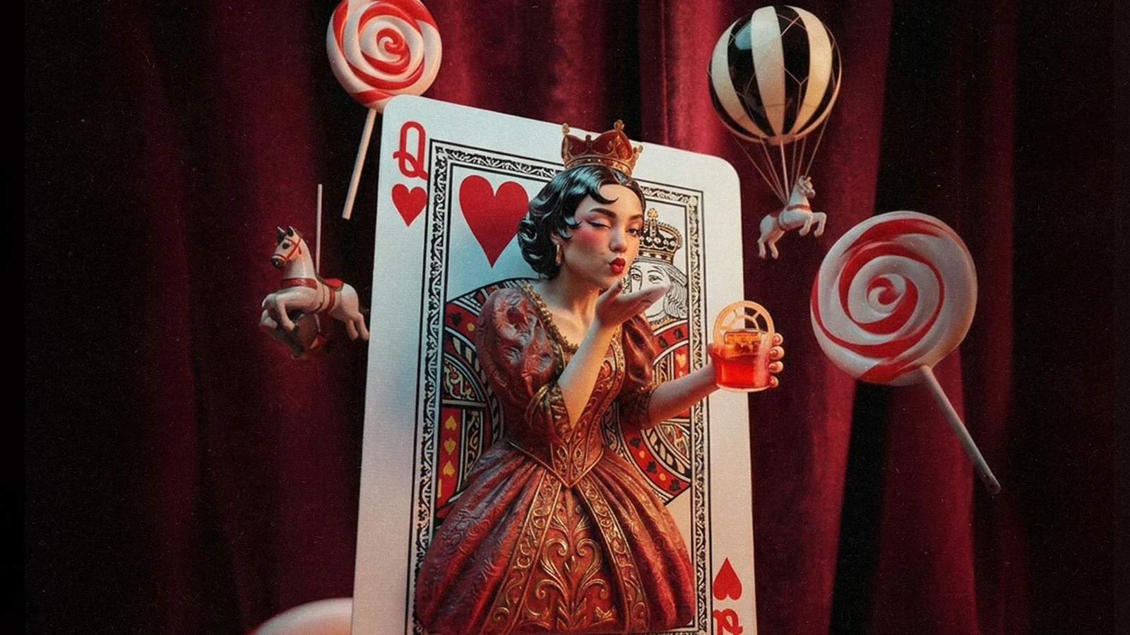Queen of Hearts event artwork