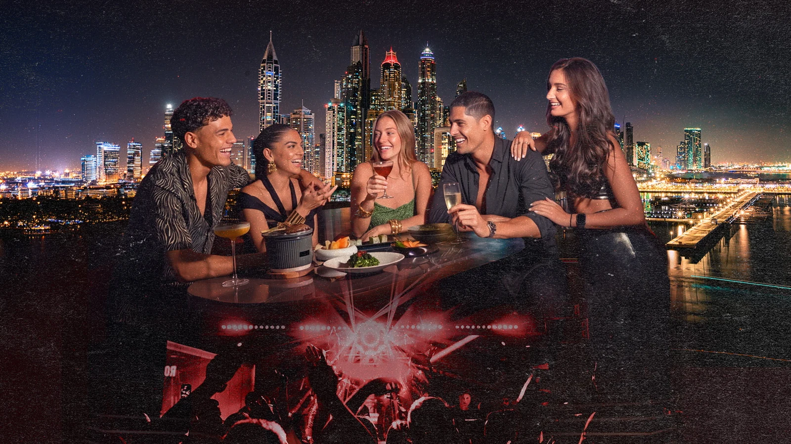 Official promotional photograph for Skyline Night Brunch