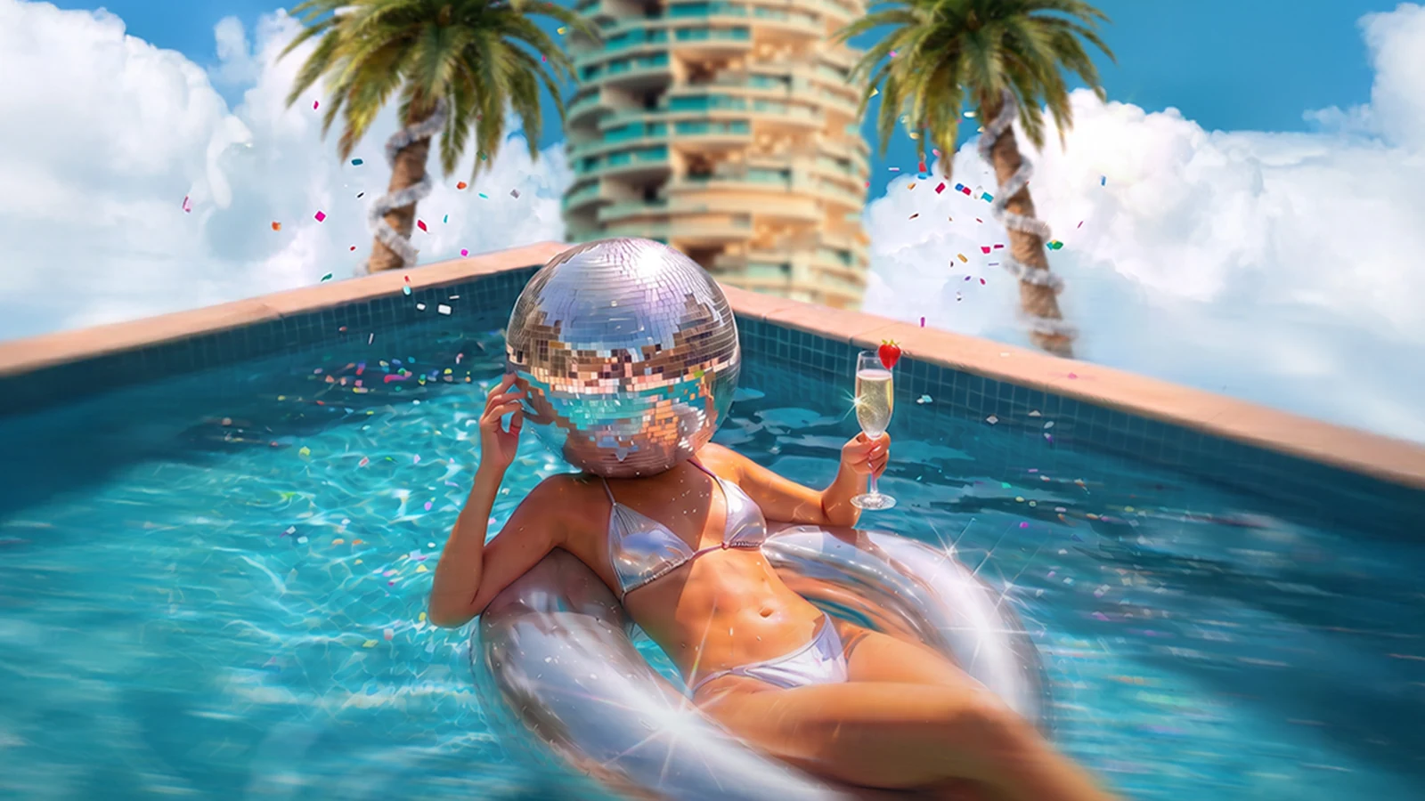 Official promotional photograph for SoulCaliCool New Year's Day Pool Party